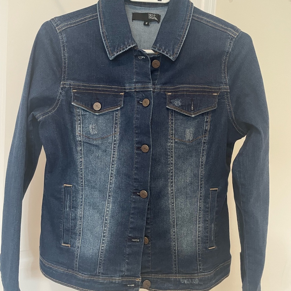 1822 Denim Blue Jean Jacket